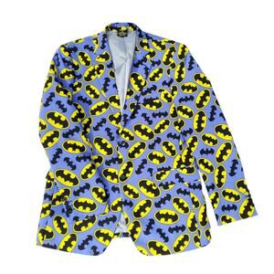 DC Comics Blazer Suit Jacket Batman Cosplay Costume All Over Print AOP Adult 44